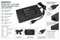 NIVATECH BC982 20V 11.5A 230W LENOVO USB KARE UYUMLU ŞARJ ADAPTÖRÜ - 2